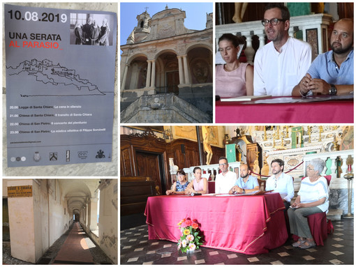 Imperia: cena in silenzio e spettacoli sensoriali alle Logge di Santa Chiara, Benedusi "Qualcosa di unico per stimolare tutti i sensi" (Foto e video)