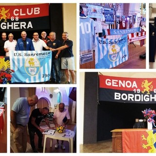 Calcio. Genoa Club Bordighera, grande festa per i 50 anni dalla fondazione con gli Irriducibili Sanremo (FOTO) Calcio. Genoa Club Bordighera, grande festa per i 50 anni dalla fondazione con gli Irriducibili Sanremo (FOTO)