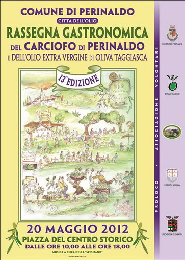 13ma Rassegna Gastronomica del Carciofo di Perinaldo e Olio Extra Vergine di Oliva Taggiasca
