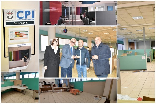 Sanremo: consegnate simbolicamente le chiavi, al via i lavori per il nuovo Centro per l'Impiego (Foto e Video)