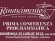 Sanremo: domenica prossima la Conferenza Programmatica dell'associazione 'Rinascimento' Sanremo: domenica prossima la Conferenza Programmatica dell'associazione 'Rinascimento'