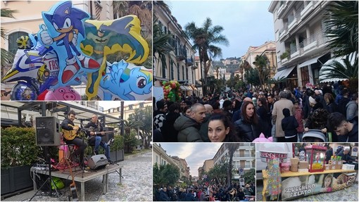 Bordighera festeggia il Carnevale: spettacoli e musica animano corso Italia (Foto e video) Bordighera festeggia il Carnevale: spettacoli e musica animano corso Italia (Foto e video)