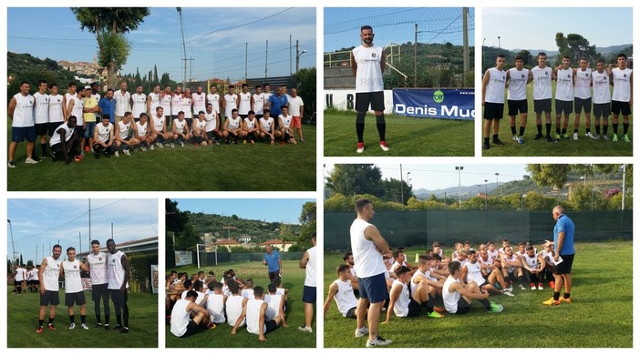 E' scattata la stagione dell'Imperia: da ieri pomeriggio la squadra suda al campo sportivo di Cervo