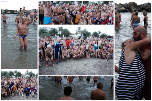 Sanremo: oltre 140 in mare per il primo tuffo del 2014, enorme successo per il 41° 'Cimento Invernale'