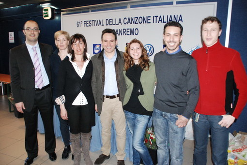 61° Festival di Sanremo: la Coldiretti offre aperitivo e fiori alle radio e tv private