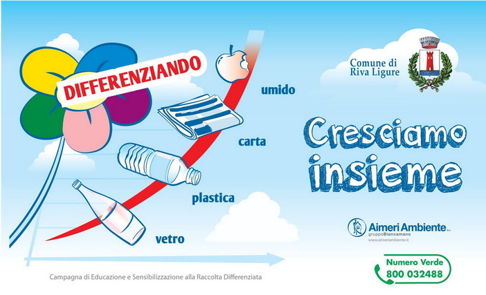 Riva Ligure: parte il nuovo Progetto di sensibilizzazione alla raccolta differenziata del Comune Riva Ligure: parte il nuovo Progetto di sensibilizzazione alla raccolta differenziata del Comune