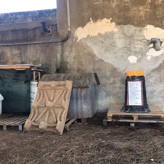 Taggia: un bidone per raccogliere il cibo per i gatti vicino al poliambulatorio di via Levà