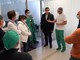 Visita di Toti e Viale al San Martino: “Medici, infermieri e OSS sono il nostro orgoglio” (Foto)