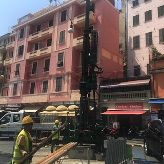 I carotaggi di piazza Eroi del luglio 2018