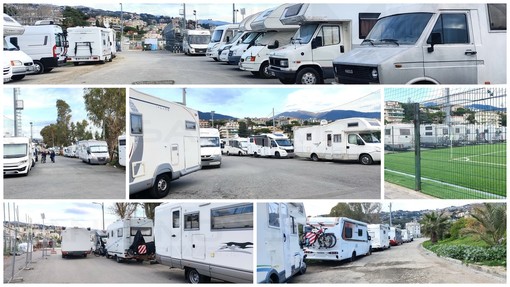Sanremo: la solita 'solfa', invasione dei camper a Pian di Poma e lamentele delle società sportive (Foto) Sanremo: la solita 'solfa', invasione dei camper a Pian di Poma e lamentele delle società sportive (Foto)