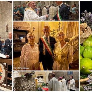 Sanremo: prima uscita ufficiale con la fascia tricolore per il Sindaco Mager alla cerimonia delle 'Mescìe' (Foto) Sanremo: prima uscita ufficiale con la fascia tricolore per il Sindaco Mager alla cerimonia delle 'Mescìe' (Foto)