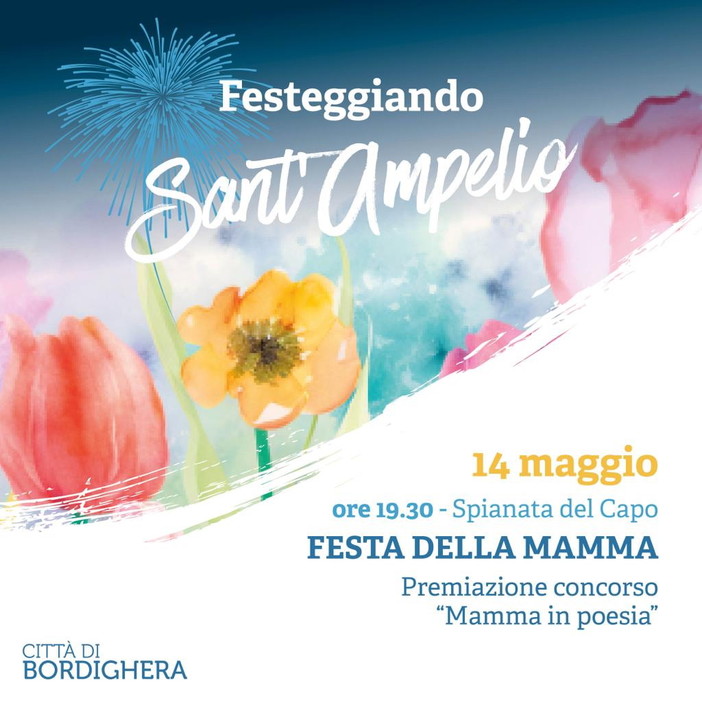 Bordighera: domenica prossima alla Spianata del Capo la premiazione del concorso 'Mamma in poesia' Bordighera: domenica prossima alla Spianata del Capo la premiazione del concorso 'Mamma in poesia'