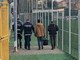 L'arbitro scortato dalla Polizia L'arbitro scortato dalla Polizia