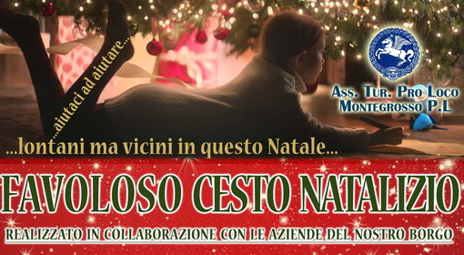 Montegrosso Pian Latte: per Natale un cesto solidale preparato nel piccolo centro dell'entroterra