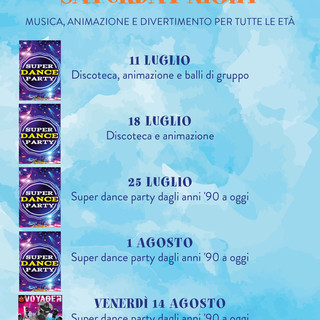 Ceriale Summer Festival, “Saturday Night” porta in piazza della Vittoria cinque serate di musica e animazione