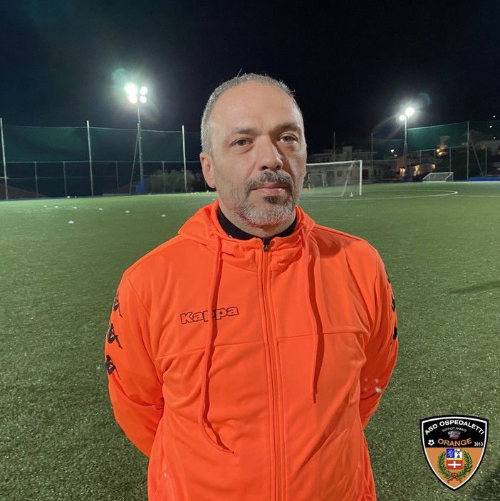 Christian Maiano, allenatore dell'Ospedaletti Christian Maiano, allenatore dell'Ospedaletti