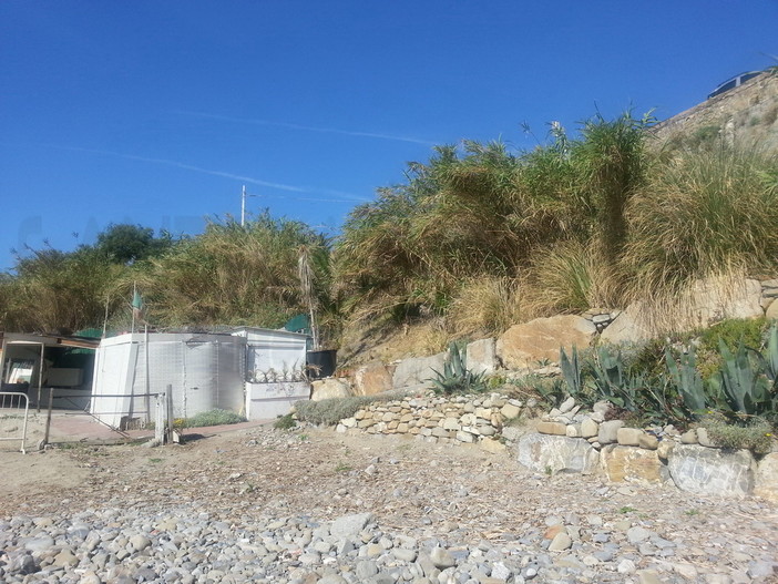 La 'Cala degli Orsi' oggi. La 'Cala degli Orsi' oggi.