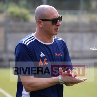 Alan Carlet, allenatore dell'Ospedaletti capolista