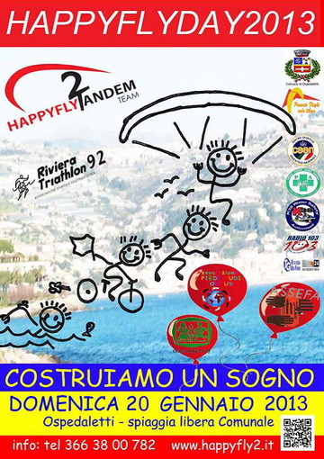 Ospedaletti: domenica prossima torna l'appuntamento con l'HappyFlyDay