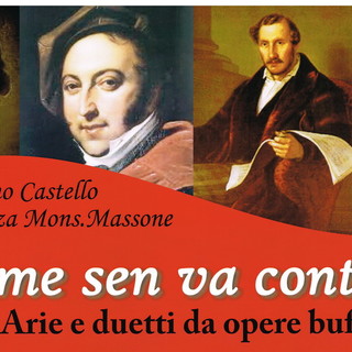 Diano Castello: domani sera in piazza Mons. Massone il concerto di arie e duetti 'Come sen va contento'