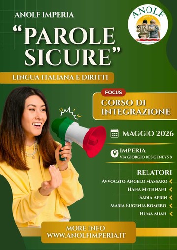 Corso di educazione civica e alfabetizzazione “PAROLE SICURE” Corso di educazione civica e alfabetizzazione “PAROLE SICURE”