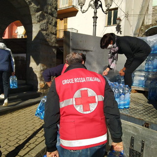 Molini di Triora: solidarietà della Croce Rossa di Sanremo agli abitanti colpiti dall'alluvione
