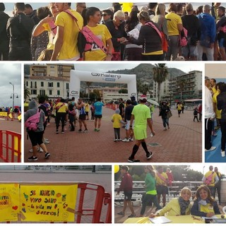 Ventimiglia: la pioggia non ferma la voglia di ricordare Fabiola, in 700 per la maratona in città (Foto e Video)