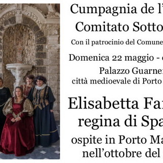 Imperia: 'Incontriamo la Regina in città', domenica l'appuntamento organizzato da 'Sottotina' Imperia: 'Incontriamo la Regina in città', domenica l'appuntamento organizzato da 'Sottotina'