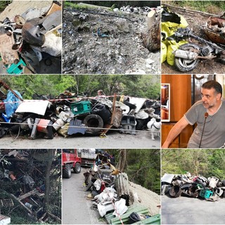 Sanremo: volontari di Coldirodi scoprono una discarica abusiva, Rizzo “I ragazzi continueranno volentieri a fare pulizia in strada Monte Ortigara”