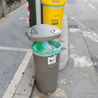 Sanremo, raccoglie i bisogni del cane ma non trova cestini: "Un quarto d'ora con gli escrementi in mano" Sanremo, raccoglie i bisogni del cane ma non trova cestini: "Un quarto d'ora con gli escrementi in mano"