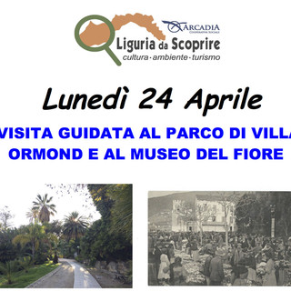 Sanremo: lunedì visita guidata al Museo del Fiore nel parco di Villa Ormond Sanremo: lunedì visita guidata al Museo del Fiore nel parco di Villa Ormond