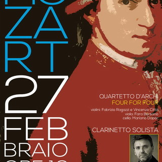 Imperia: sabato pomeriggio all'Auditorium della Camera di Commercio concerto sulle musiche di Mozart