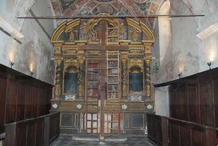 Molini di Triora: 5.000 euro di contributo comunale per il restauro dell'altare ligneo di Giovanni Battista Borgogno