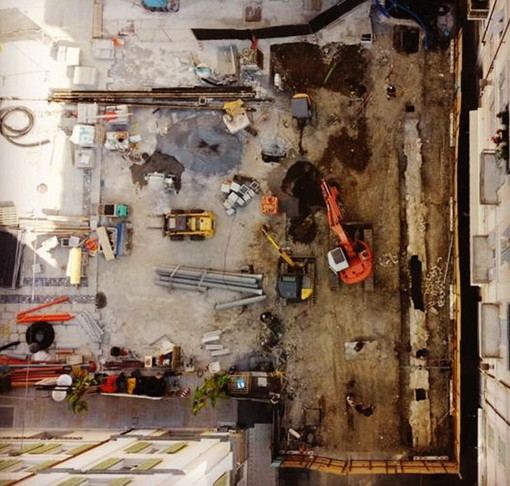 I lavori di via Mameli I lavori di via Mameli