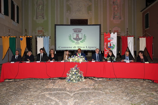 Riva Ligure: ieri sera il Consiglio comunale solenne e la consegna delle benemerenze (Foto e Video)