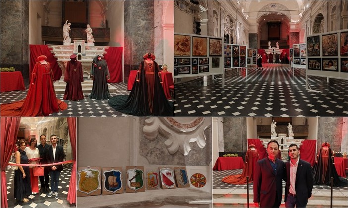 Foto e abiti dell'Agosto Medievale, Ventimiglia inaugura la mostra 'Cammino nella storia' (Foto e video)
