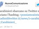 Da oggi i Carabinieri sono presenti anche sui 'social network' con gli account Twitter e su You Tube