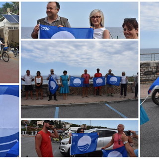 Sanremo: consegnate in bicicletta dall'Amministrazione le 'Bandiere Blu' agli stabilimenti balneari (Foto e Video) Sanremo: consegnate in bicicletta dall'Amministrazione le 'Bandiere Blu' agli stabilimenti balneari (Foto e Video)