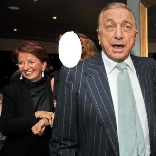 L'On. Giustina Destro e Francesco Bellavista Caltagirone (foto www.dagospia.it)