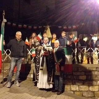 Aurigo: celebrata solennemente oggi la ricorrenza del 4 novembre nel piccolo centro dell'entroterra (Foto)