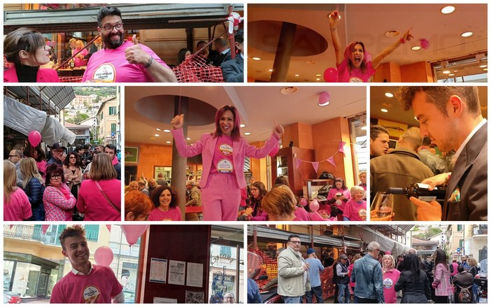 Ventimiglia, tutti in fucsia alla chiusura della campagna elettorale di Panetta (Foto e video) Ventimiglia, tutti in fucsia alla chiusura della campagna elettorale di Panetta (Foto e video)