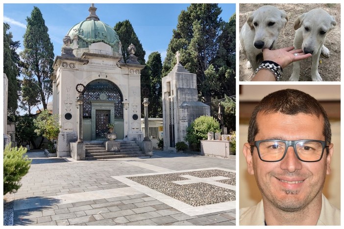 Sanremo: cani non ammessi al cimitero, Fellegara "Nel prossimo regolamento, entreranno al guinzaglio e si potranno seppellire gli animali"