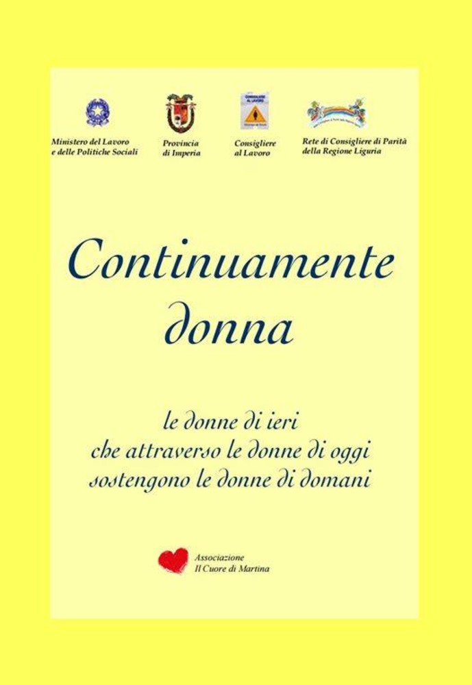 Imperia: sabato alla Mondadori la presentazione del libro 'Continuamente Donna', opera corale scritta da 39 donne