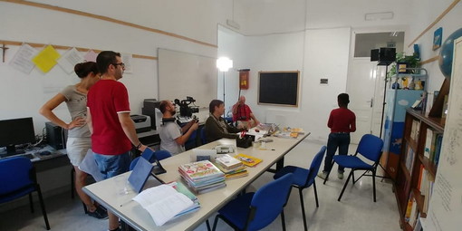 Santo Stefano al Mare: anche alla scuola Primaria le riprese del cortometraggio 'Hady' sull'immigrazione (Foto)