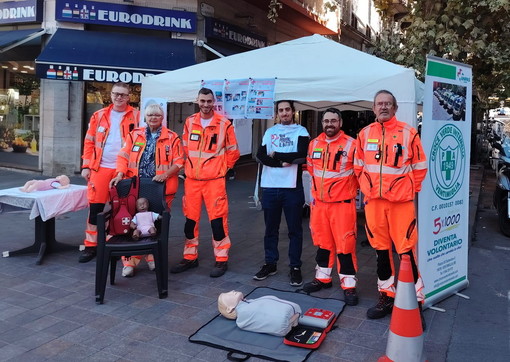 Giornata Mondiale del Cuore: Croce Verde Intemelia in piazza con lezioni gratuite di primo soccorso