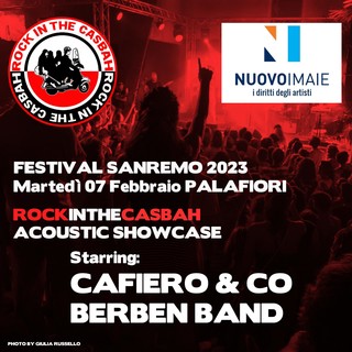 Sanremo: Rock in the Casbah sbarca a 'Casa Sanremo' con uno showcase con 'Cafiero &amp; Co.'