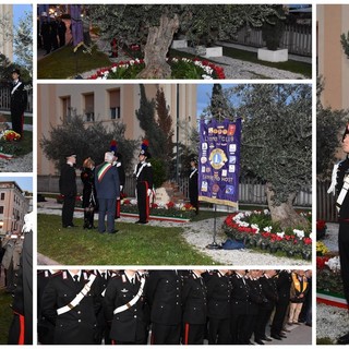 Sanremo: anche quest'anno in via Nino Bixio il ricordo dei 19 Caduti della strage di Nassiryia (Foto e Video)