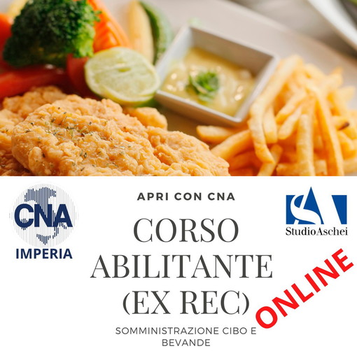 Cna Imperia: al via le iscrizioni al corso abilitante per la somministrazione di alimenti e bevande, ex REC Cna Imperia: al via le iscrizioni al corso abilitante per la somministrazione di alimenti e bevande, ex REC