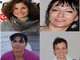 Da sinistra in alto: Veronica Zaia, Layla Maranta, sotto Simona Cosentino e Barbara Pirero Da sinistra in alto: Veronica Zaia, Layla Maranta, sotto Simona Cosentino e Barbara Pirero