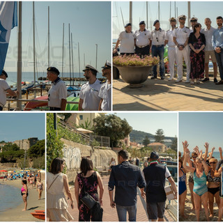 Le spiagge di Arma di Taggia si colorano con la bandiera blu: nuova cerimonia per festeggiare con gli stabilimenti